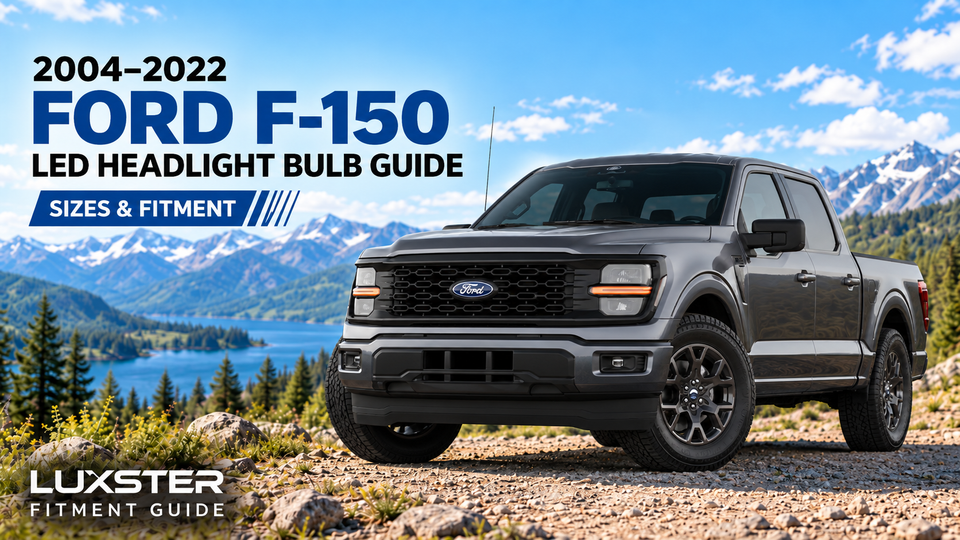 2004–2022 Ford F-150 LED Headlight Bulb Guide: Sizes & Fitment