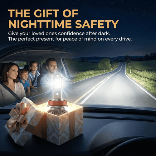 LUXSTER 2026 Ultra LED Headlight Bulbs, 80000LM Super Bright, Triple Copper Pipes Cooling Tech(Unique), Punisher Pro Upgrade, Foglight, 6000K Pure White, Pack of 2