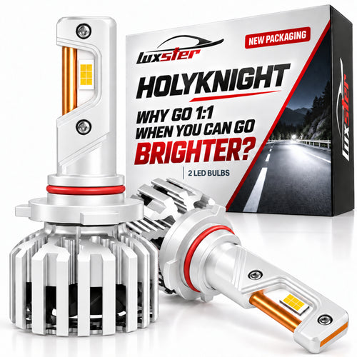 LUXSTER 2026 HolyKnight 50,000LM LED Headlight Bulbs, Super Bright, Pack of 2