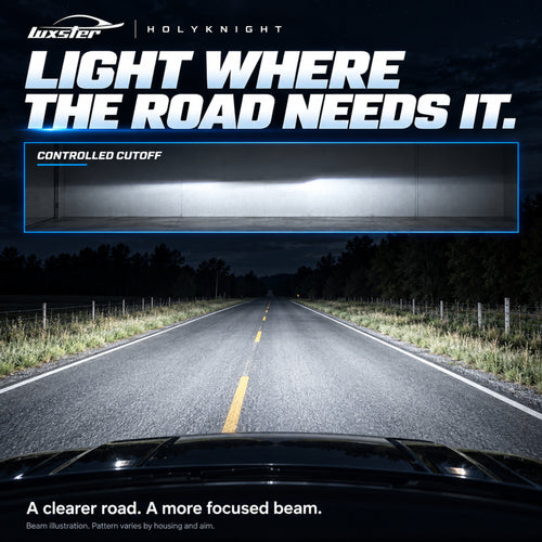 LUXSTER 2026 HolyKnight 50,000LM LED Headlight Bulbs, Super Bright, Pack of 2