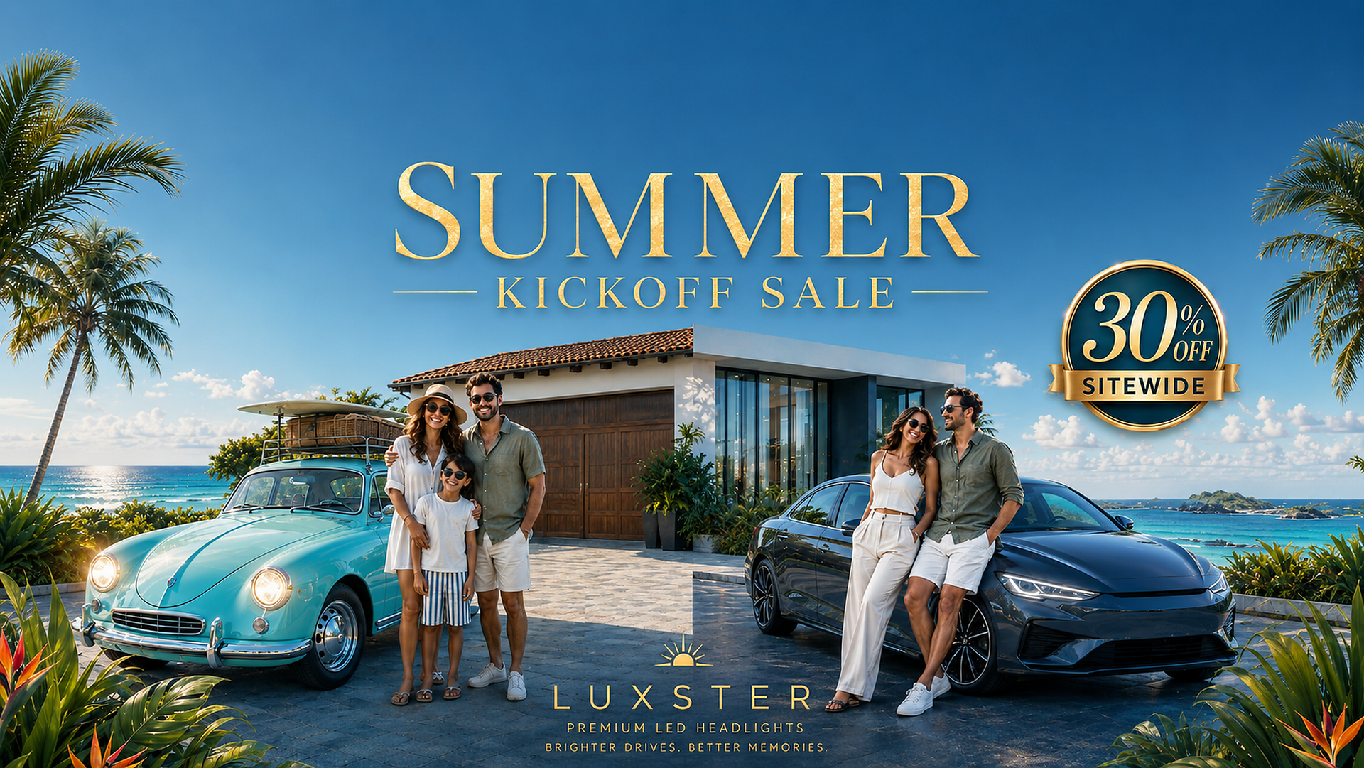 Luxster LED headlight sale